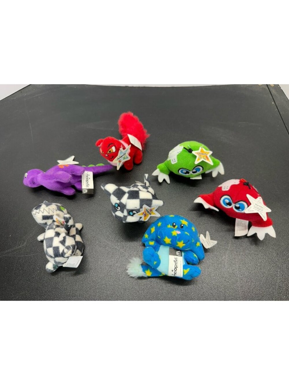 Neopets McDonald's 2004-2005 Vintage Plush Lot of 7 Stuffed Animals